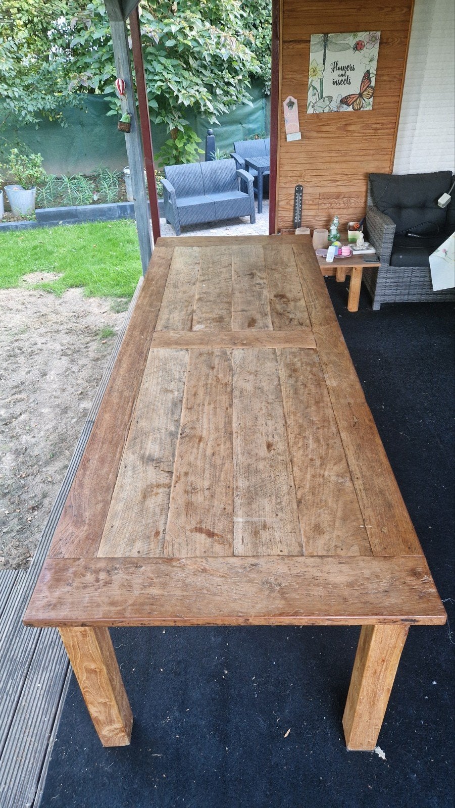 Kloostertafel, Ophalen, Gebruikt, 200 cm of meer, 50 tot 100 cm