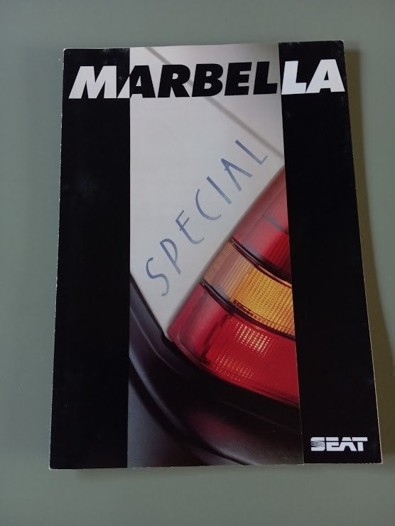 Seat Marbella 1992 6 pag., Ophalen of Verzenden, Zo goed als nieuw, Overige merken