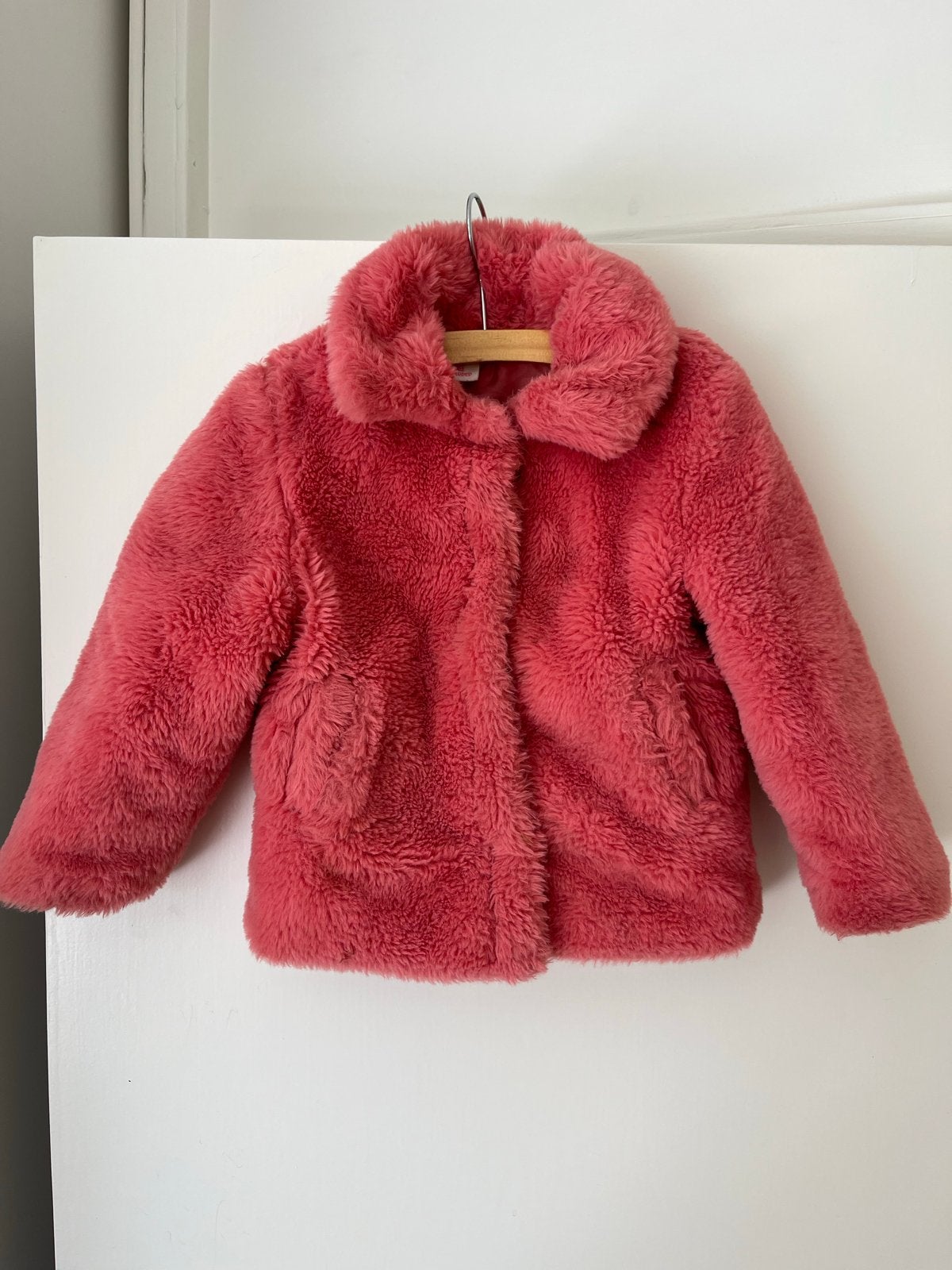 Roze teddy jasje maat 86/92 van HEMA, Ophalen of Verzenden, Zo goed als nieuw, Meisje, Jasje