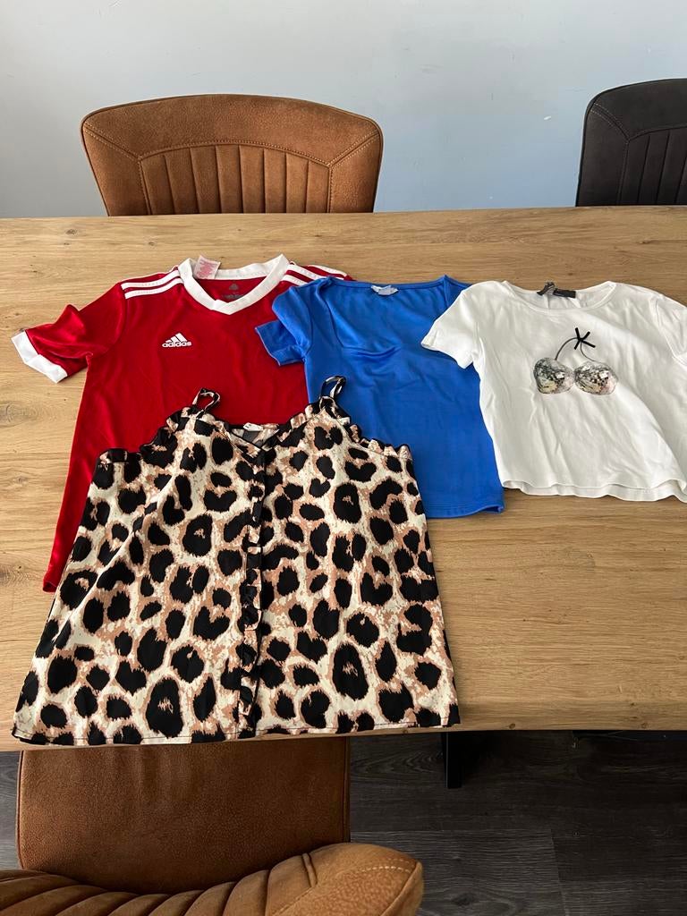 Leuke shirts voor dames xs, Wit, Ophalen of Verzenden, Korte mouw, Maat 34 (XS) of kleiner