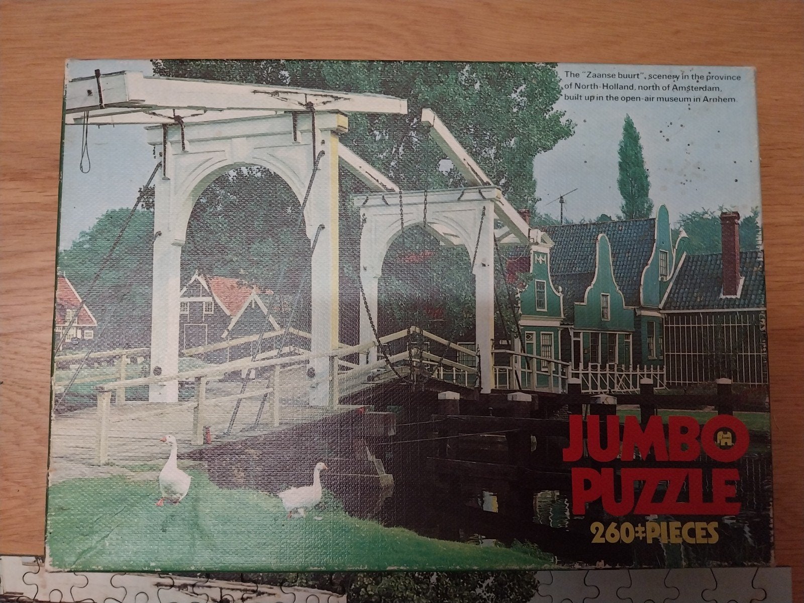 vintage puzzel 260 stuks, Ophalen of Verzenden, Minder dan 500 stukjes, Gebruikt
