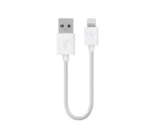 NIEUW! Belkin usb-Lightning kabel 15 cm wit €4,99, Telecommunicatie, Mobiele telefoons | Telefoon-opladers, Ophalen of Verzenden