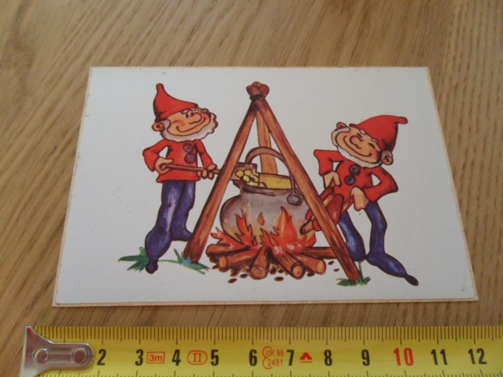 sticker rabobank strip kabouter geld smelten, Verzamelen, Stickers, Ophalen, Zo goed als nieuw