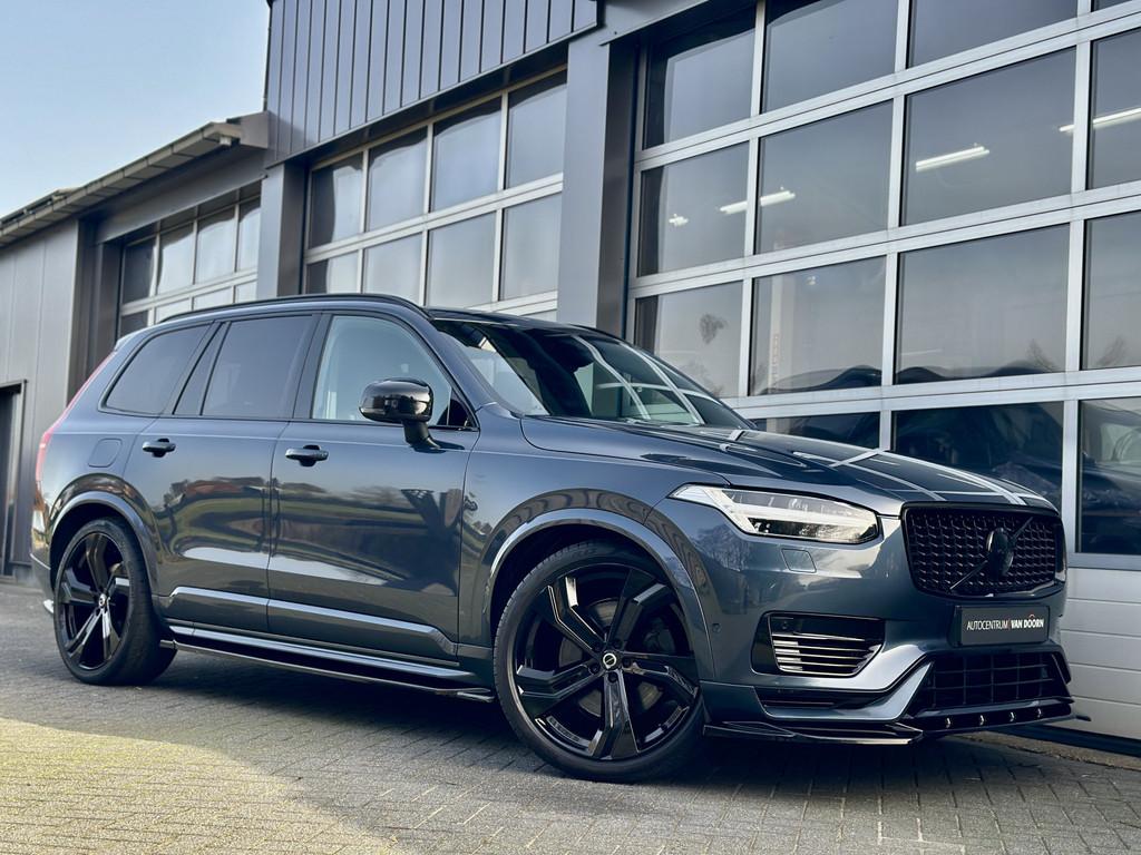 Volvo XC90 2.0 T8 Recharge AWD | Dark Label | | Luchtvering, Zwart, 4 cilinders, 1969 cc, Blauw