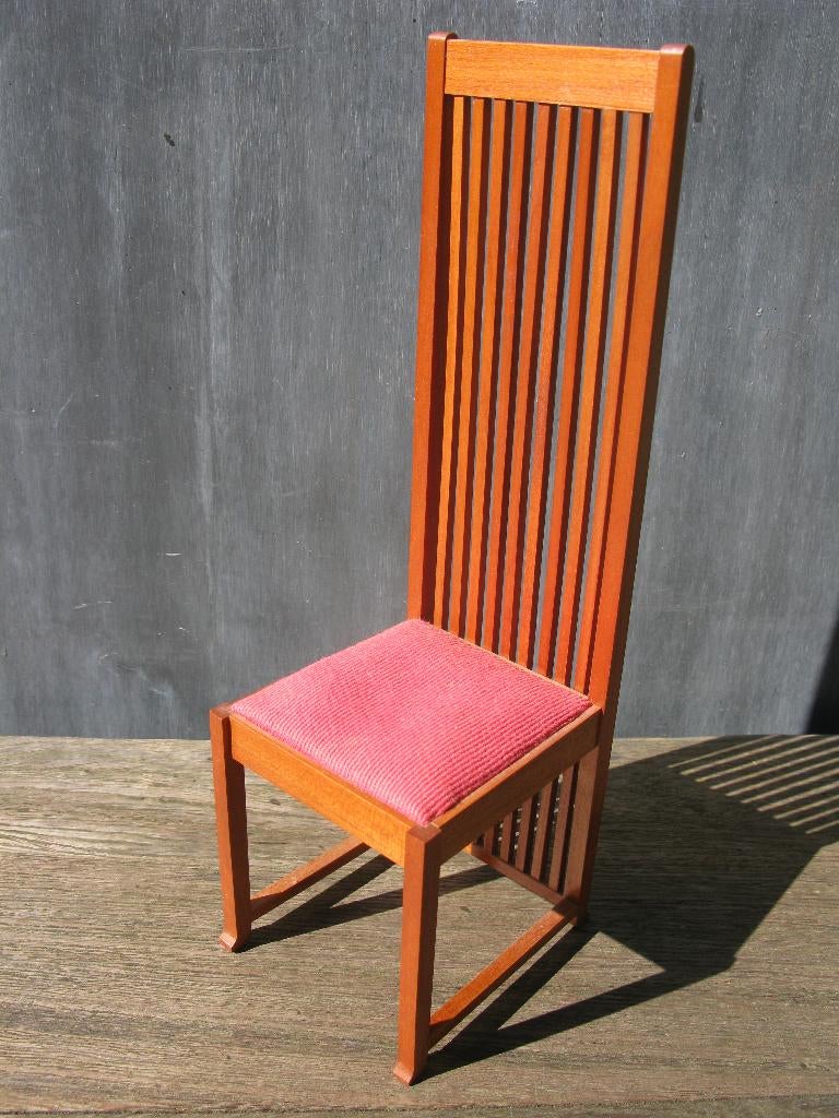 VITRA MINIATUUR "ROBIE CHAIR" FRANK LLOYD WRIGHT, Ophalen of Verzenden