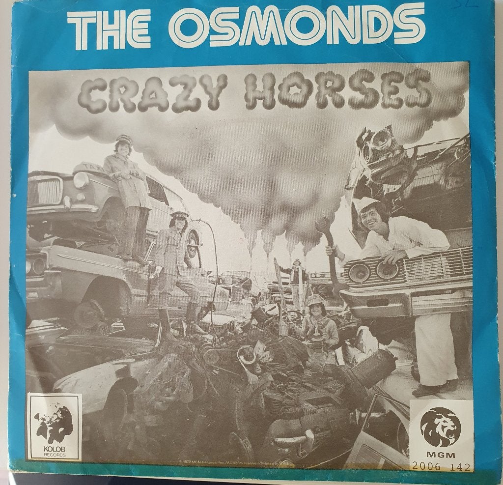 Osmonds - Crazy Horses, Gebruikt, Verzenden, 7 inch, Fotohoes