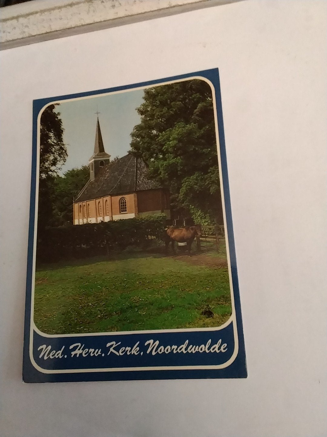 Ansichtkaart Ned. Herv. Kerk, Noordwolde, Verzamelen, Ophalen of Verzenden