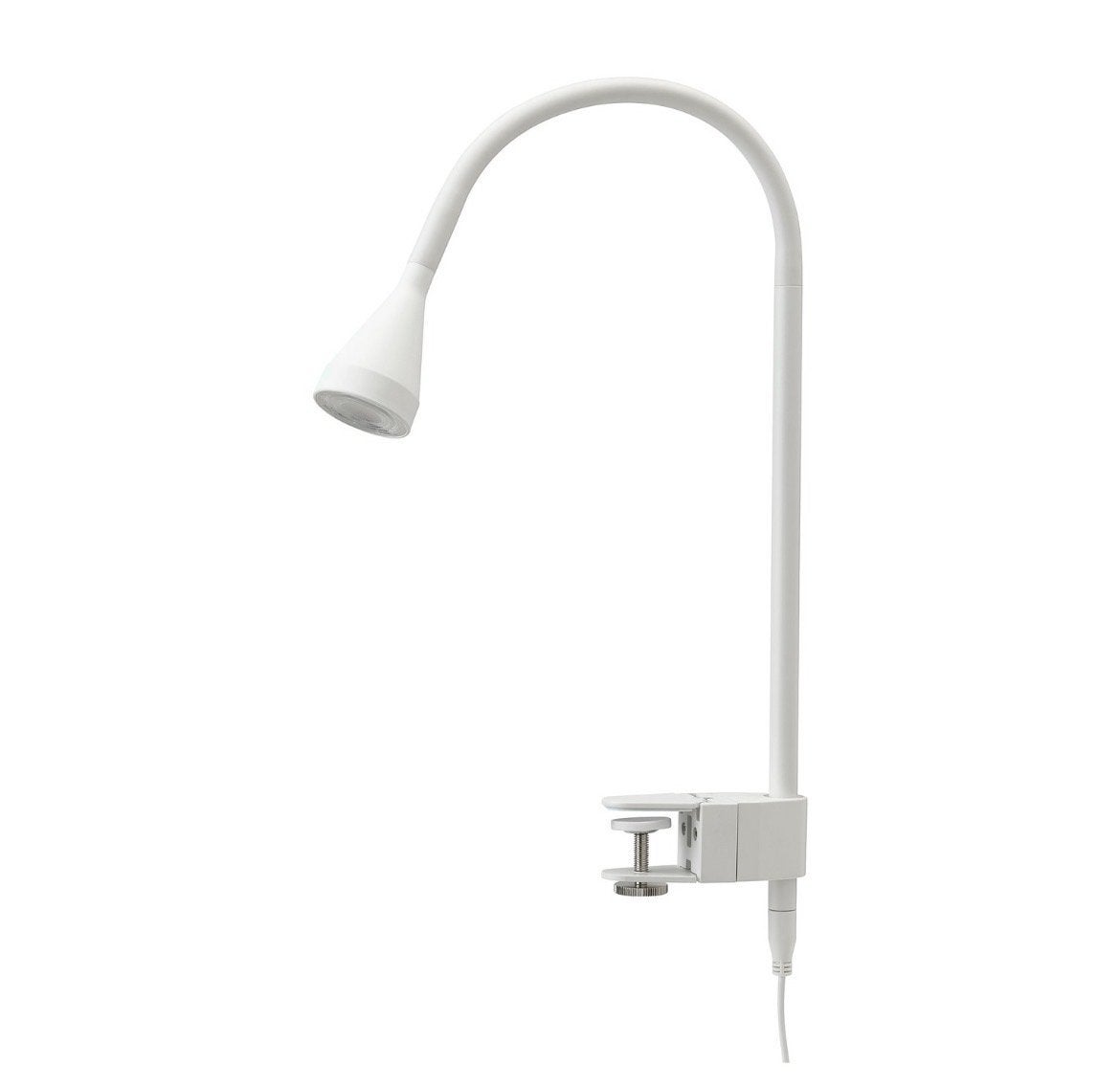 IKEA NÄVLINGE LED wand-/klemlamp - wit, Ophalen, Wit, Gebruikt, Kunststof