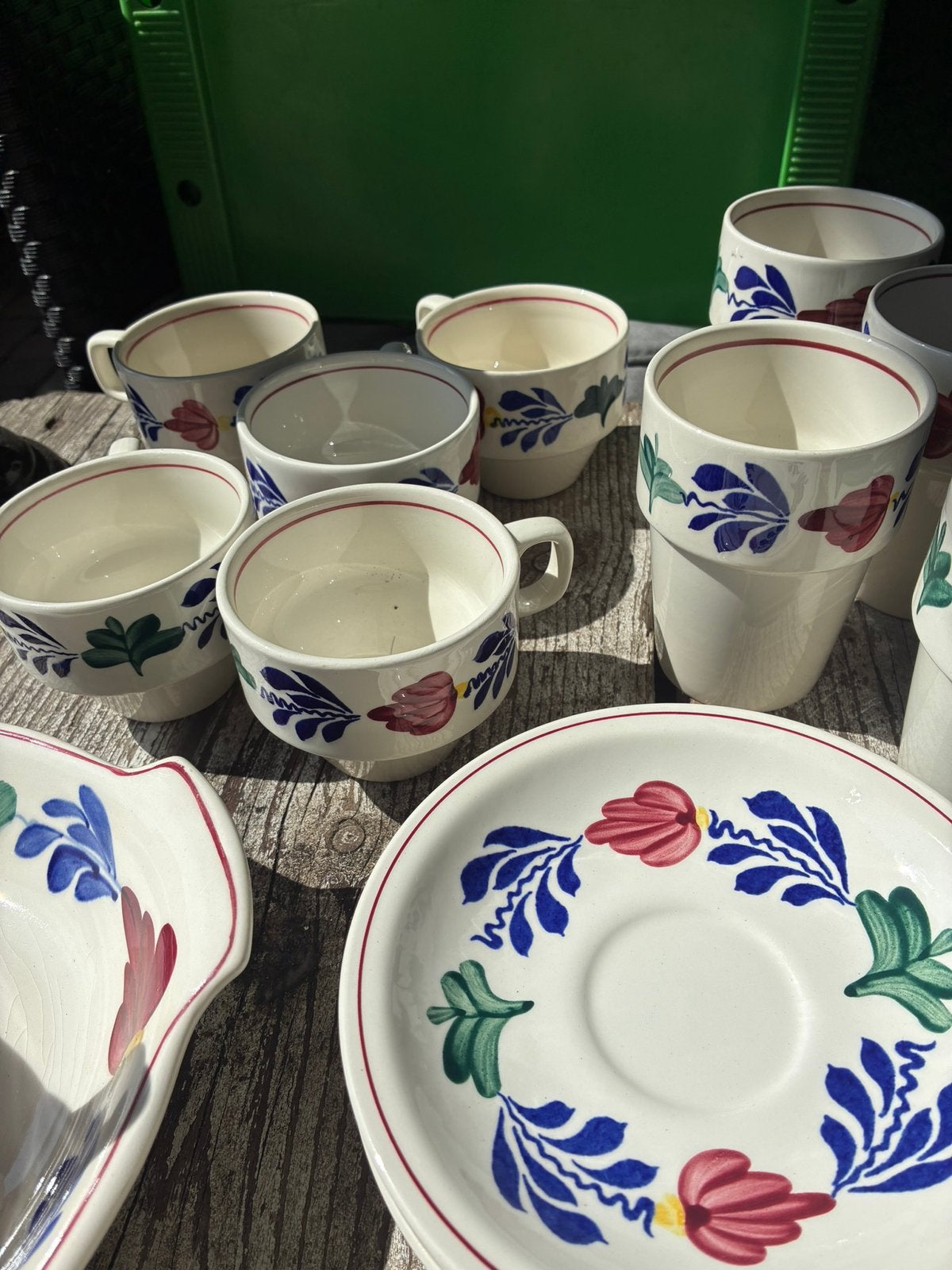 Villeroy en Boch service boeren bond 6 deling, Ophalen of Verzenden