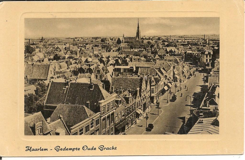 Haarlem Gedempte Oude Gracht., Ophalen of Verzenden, 1940 tot 1960, Ongelopen, Noord-Holland