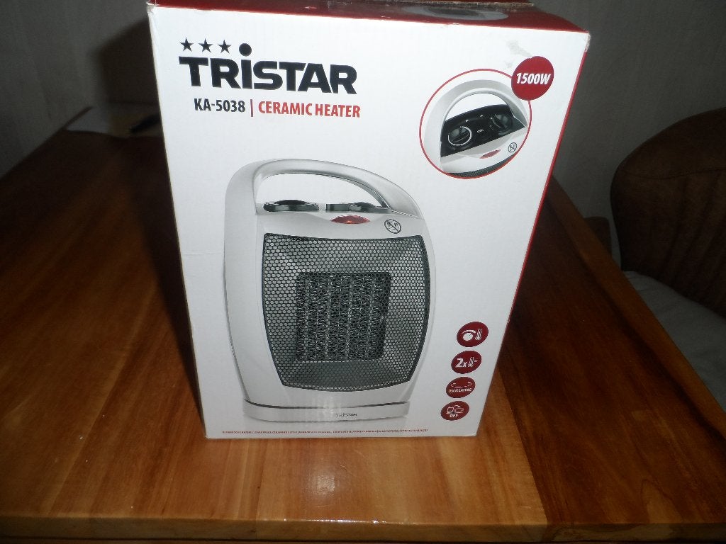 2 X  NIEUWE ,  TRISTAR  HEATER..  KOUD en  WARM., Ophalen, 30 tot 80 cm, Hoog rendement (Hr), Minder dan 60 cm