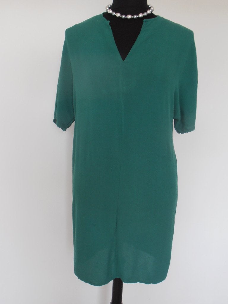 BY BAR - prachtige groene jurk - 40 (L), By bar, Verzenden, Maat 42/44 (L), Zo goed als nieuw