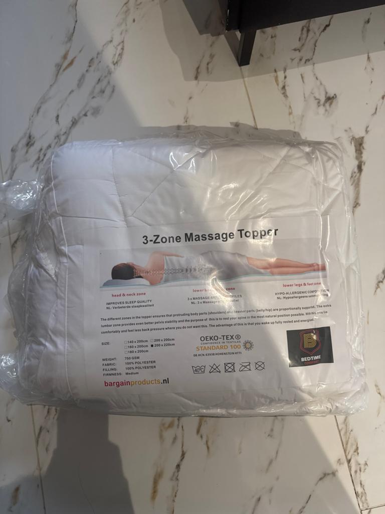 Nieuwe comfortabel matras topper!!!, Overige maten, Wit, Overige typen, Nieuw