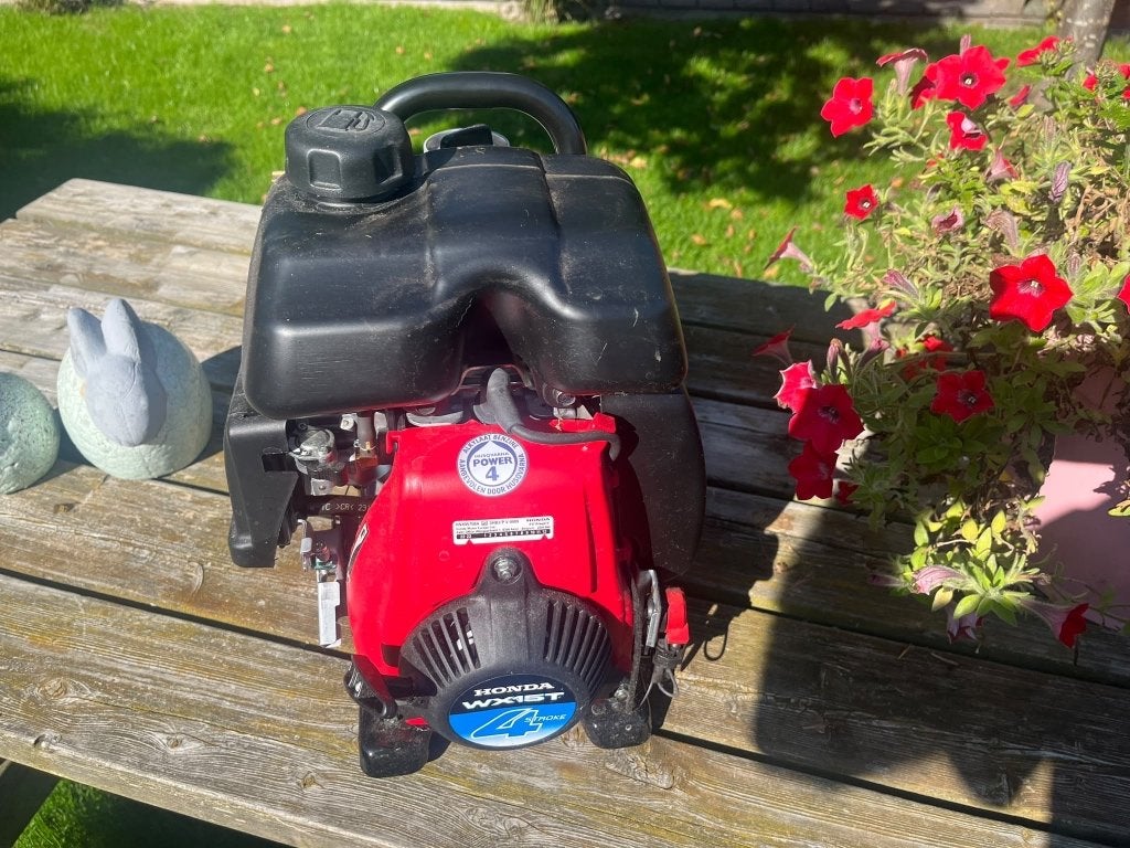 Honda Waterpomp compleet met slangen en sproeiers, Ophalen, Zo goed als nieuw, Handmatig, Beregeningspomp