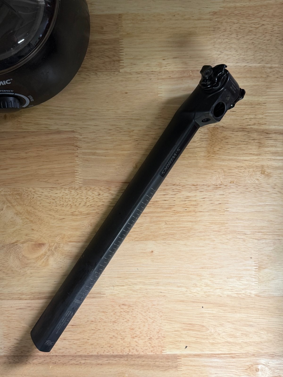S-Works SL7 Zadelpen met offset, Fietsen en Brommers, Fietsonderdelen, Ophalen of Verzenden, Zo goed als nieuw, Zadel, Racefiets