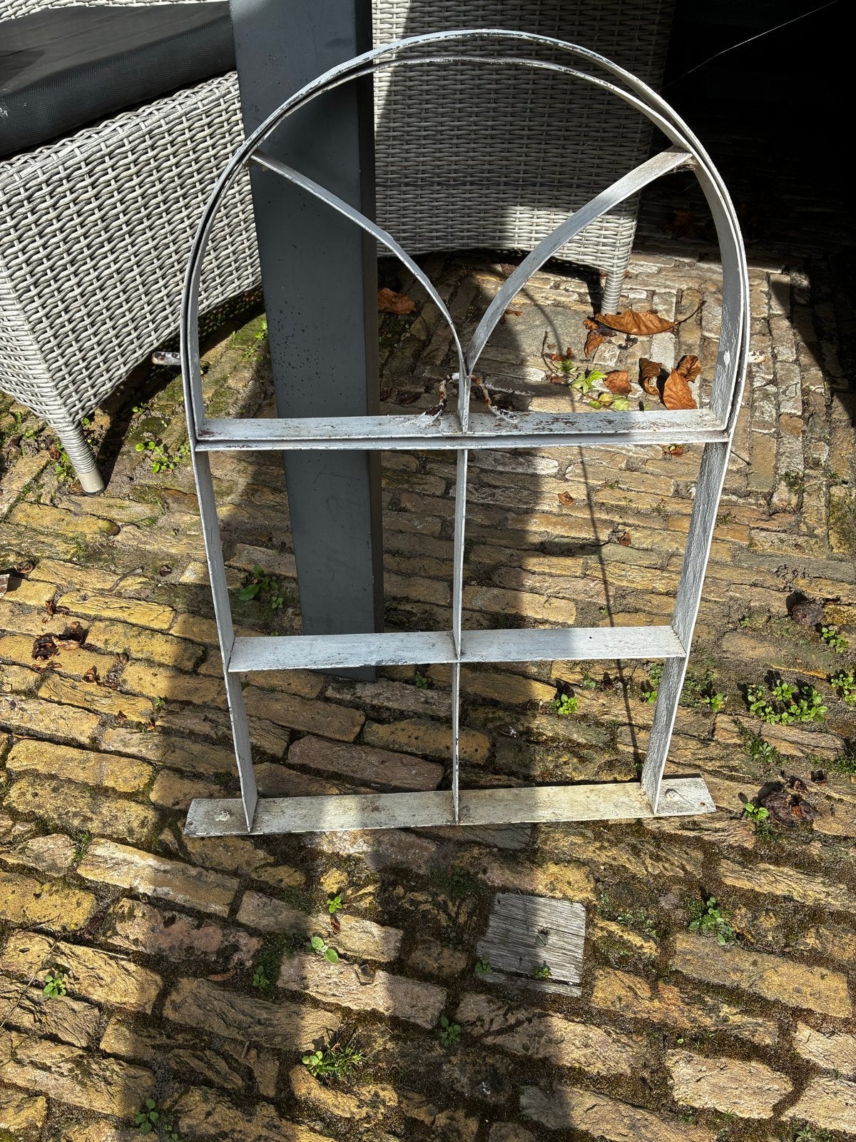 Antiek en brocant zinken venster, Doe-het-zelf en Verbouw, Gebruikt, Minder dan 80 cm, Minder dan 80 cm, Overige typen