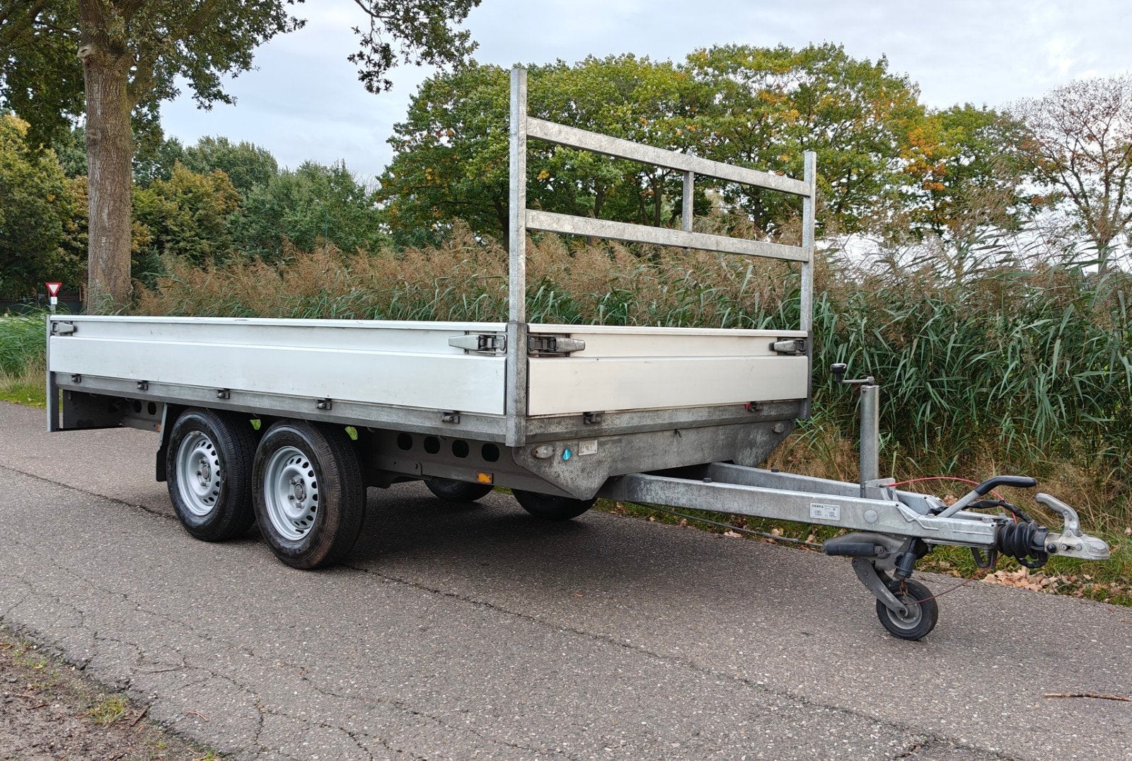 Nette Henra plateauwagen 2700kg 185x351 bj 2022 aanhanger, Auto diversen, Ophalen, Gebruikt, ., Henra