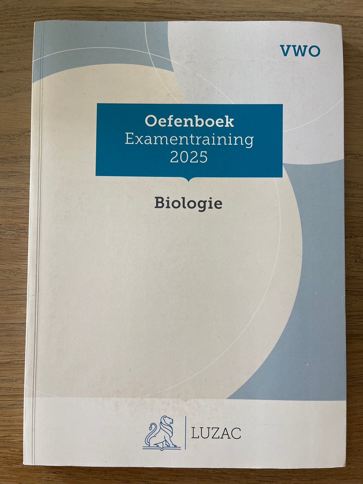 Oefenboek Examentraining 2025 Biologie VWO Luzac, Boeken, Schoolboeken, Ophalen of Verzenden, Nieuw, VWO, Biologie