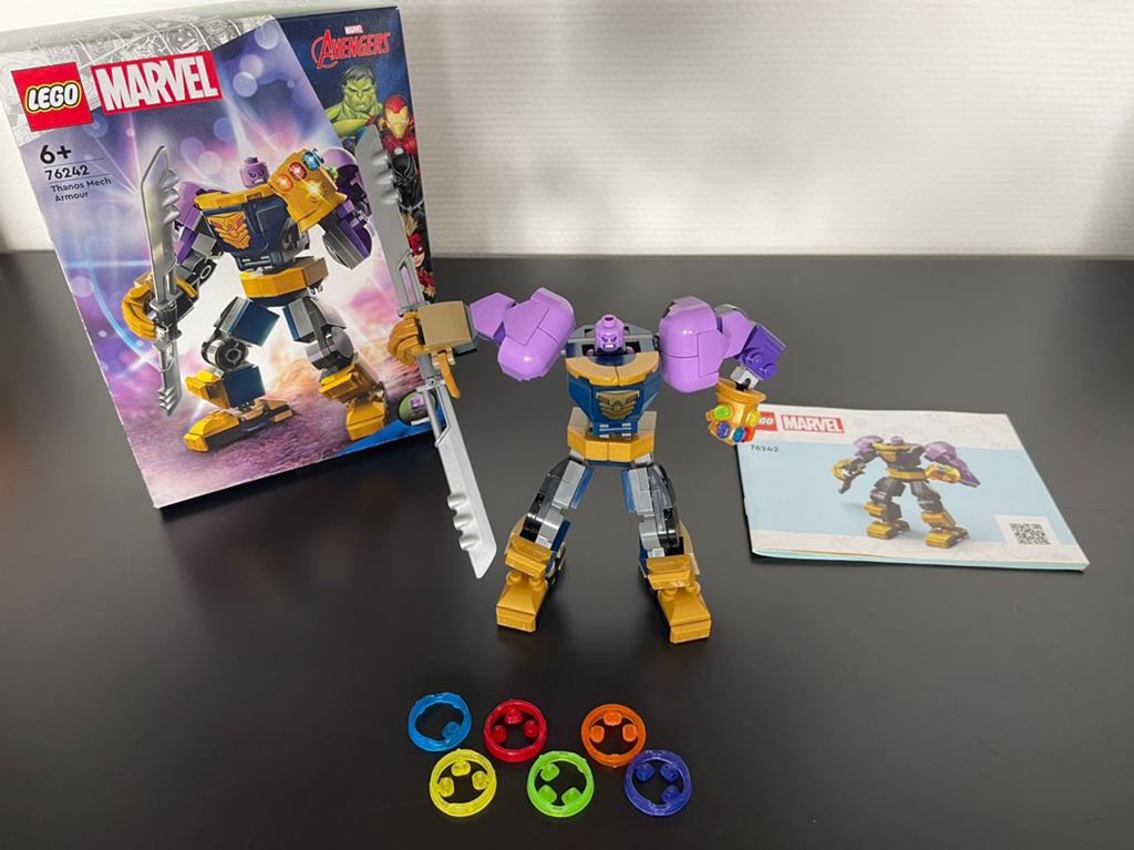 Lego Marvel 76242 Thanos Mech Amoer, Ophalen of Verzenden, Zo goed als nieuw