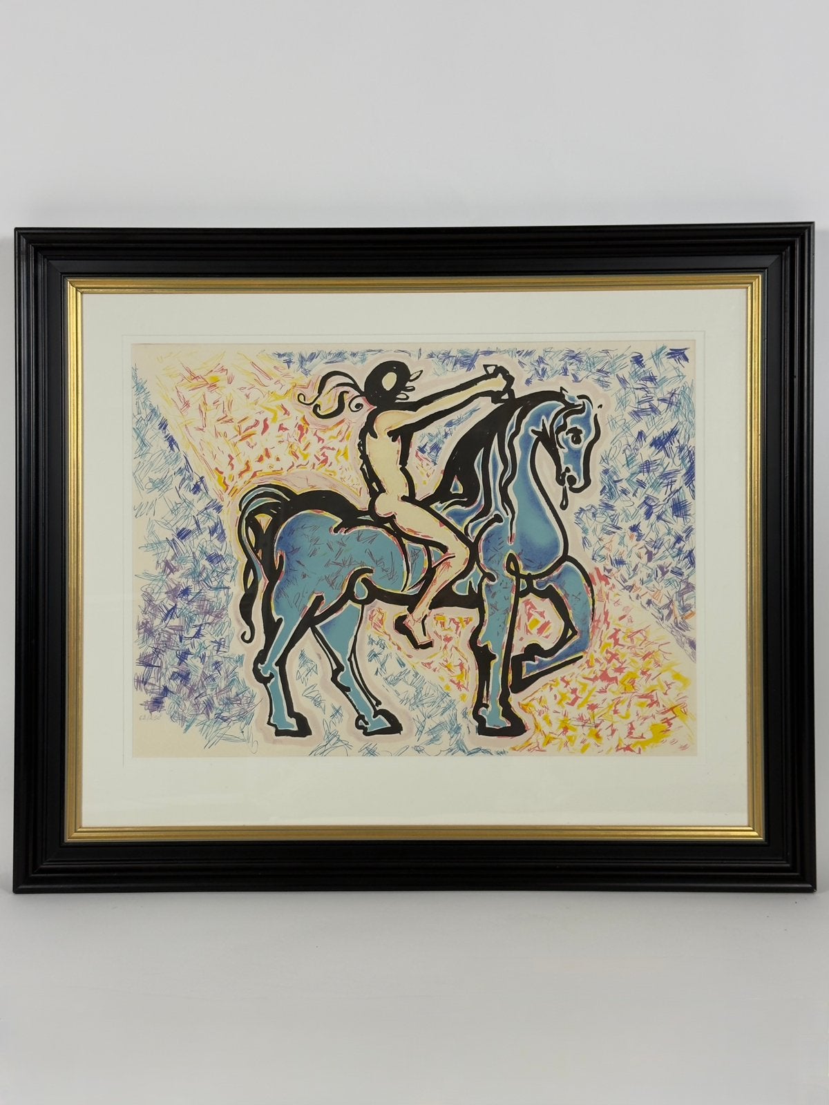 Salvador Dalí – genummerd kunstwerk 62/250 – ingelijst, Gelimiteerde oplage, Ophalen, Personages en Fantasiefiguren, Giclee