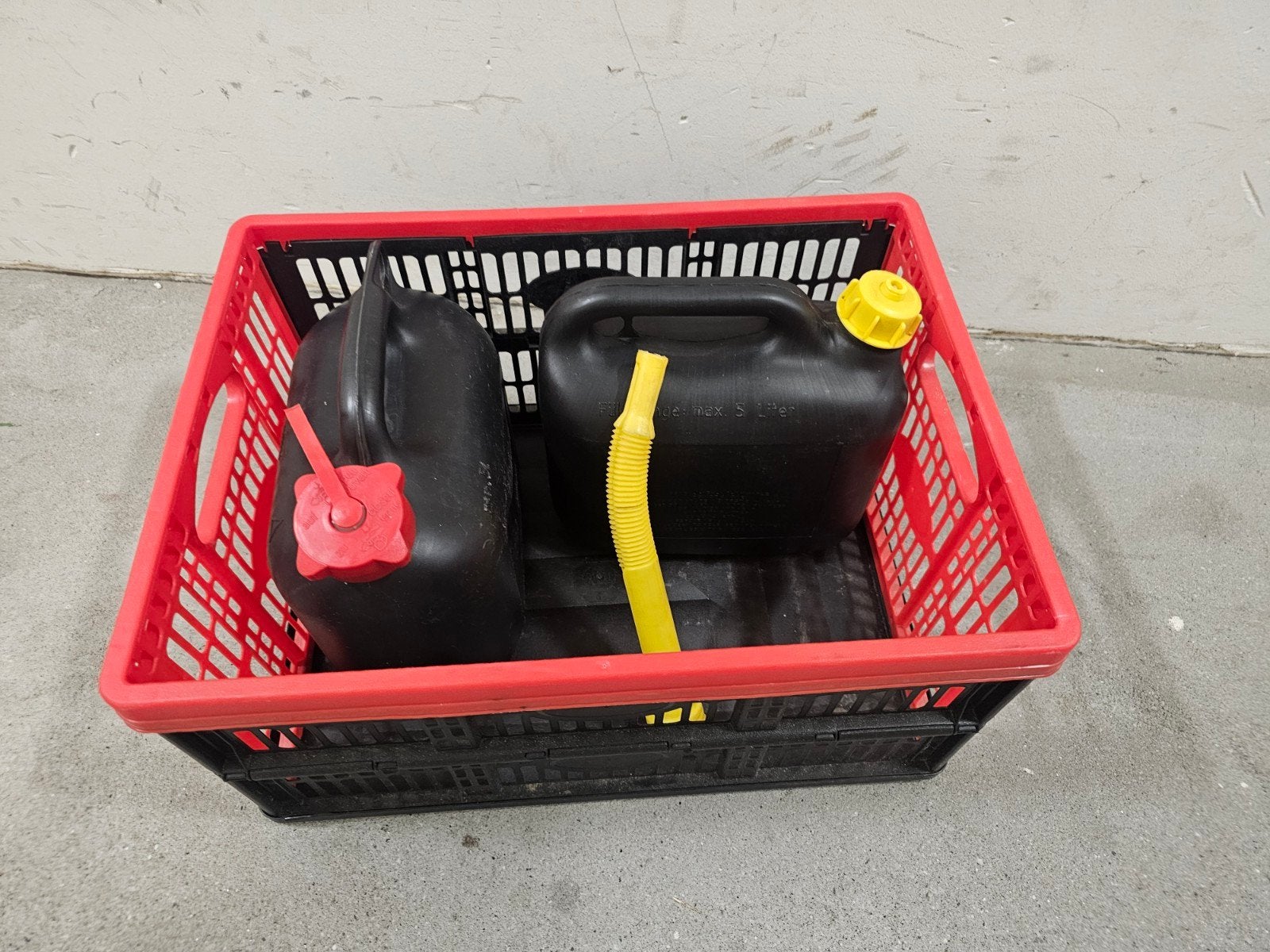 2x 5L Jerrycan / Benzinecan - jerrycan, Ophalen