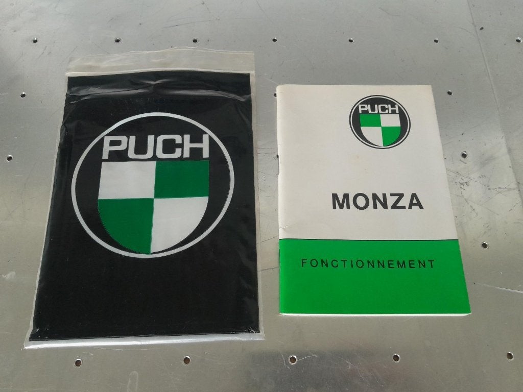 Puch Monza handleiding FRA, Ophalen, Gebruikt