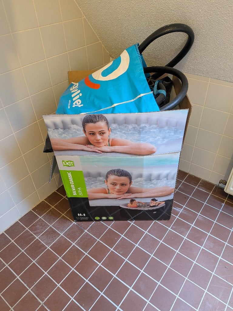 Jacuzzi, Ophalen, Gebruikt, Filter, Opblaasbaar
