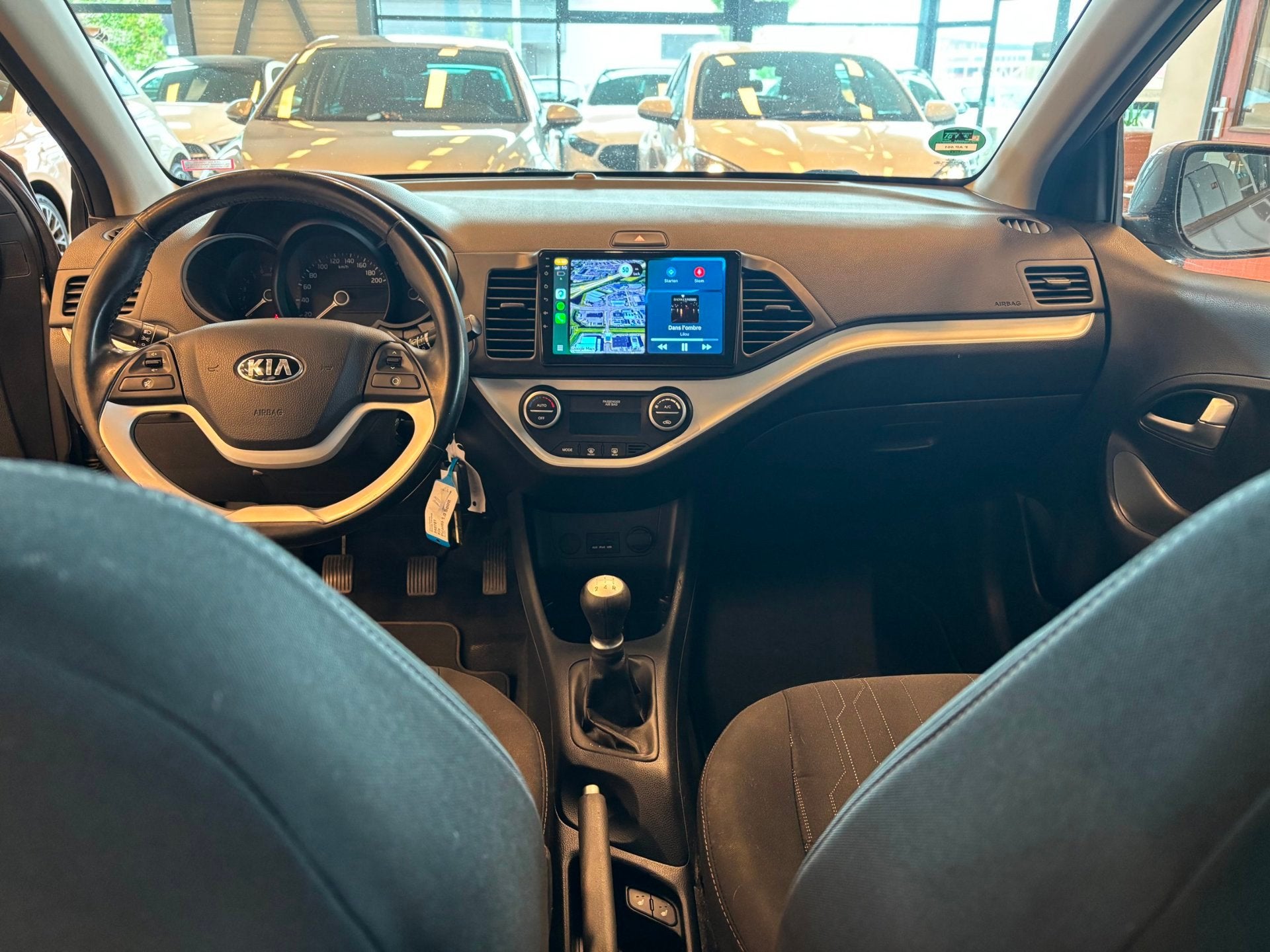Kia PICANTO 1.0 Comfort Pack | 100% Onderhouden | Stoelverwa, Euro 5, Stof, Gebruikt, Zwart