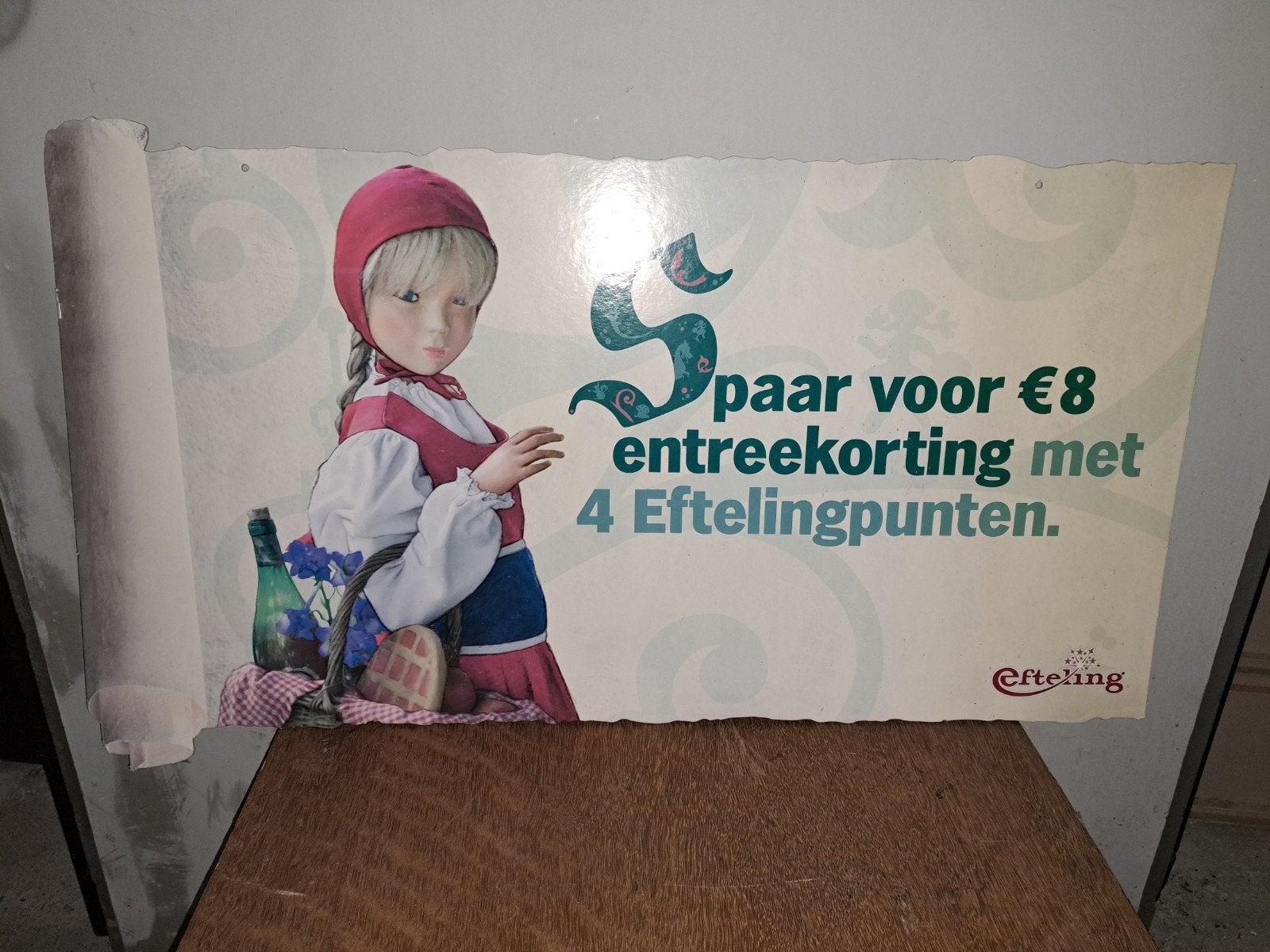 Mooie efteling reclame borden, Ophalen, Zo goed als nieuw, Overige typen