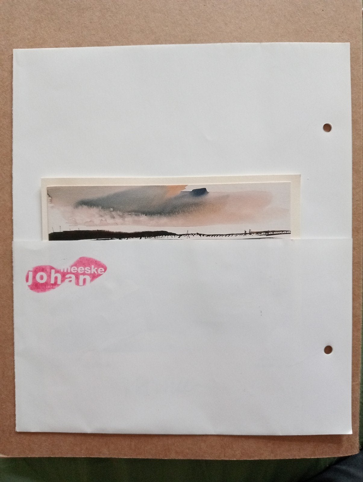 Johan Meeske Print IJssel bij Zwolle 1997, Ophalen of Verzenden