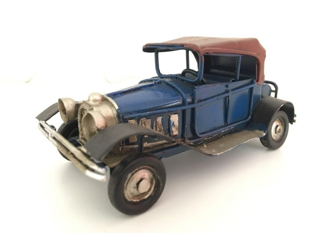 Vintage blikken oldtimer auto - 7 cm verzamelobject, Ophalen