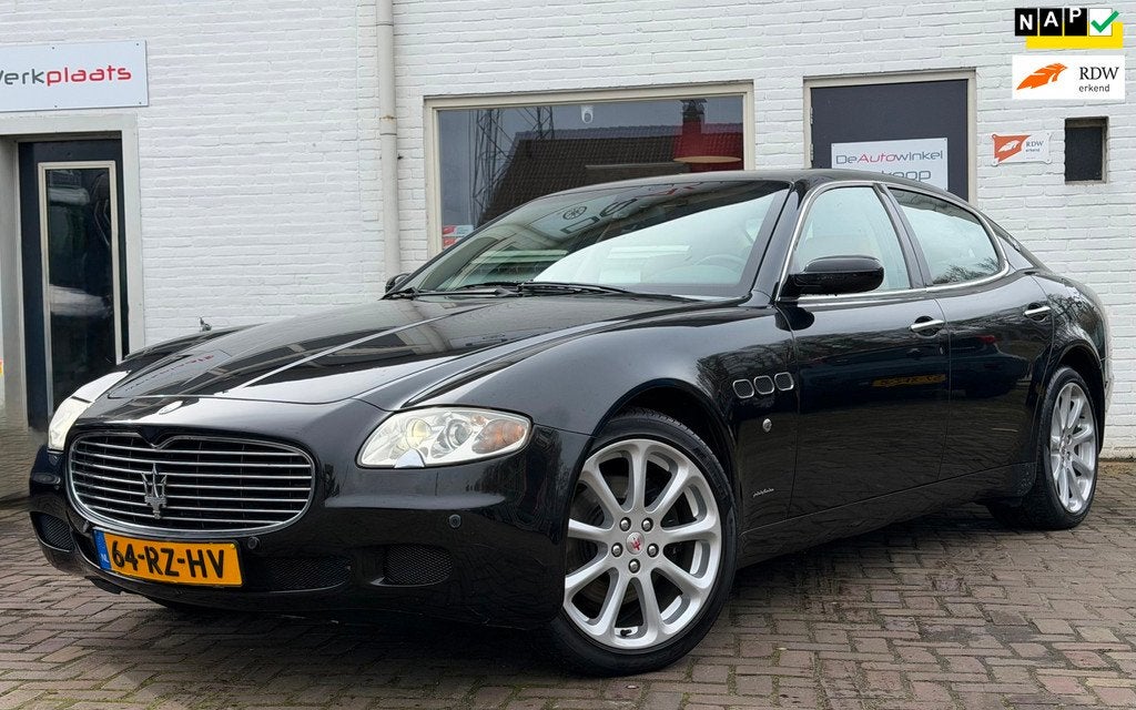 Maserati Quattroporte 4.2 Ferrari V8 Duo Select, Auto's, Maserati, Bedrijf, Te koop, Quattroporte, Airbags, Airconditioning, Automatische klimaatregeling