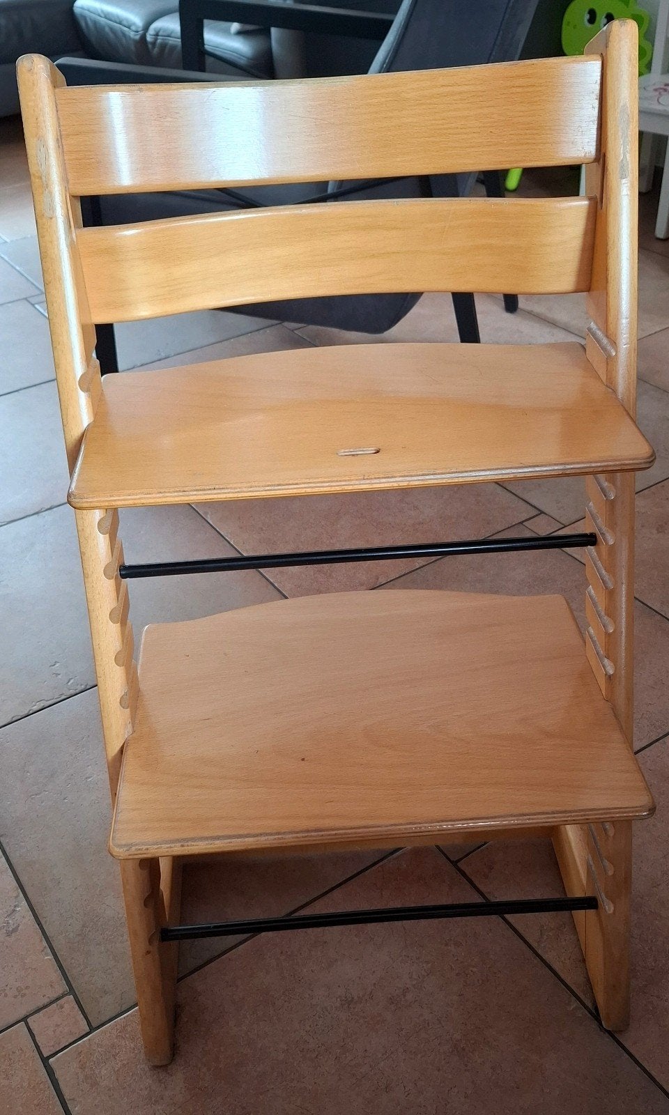 stokke trip trap stoel, Kinderen en Baby's, Kinderstoelen, Ophalen, Gebruikt, Meegroeistoel