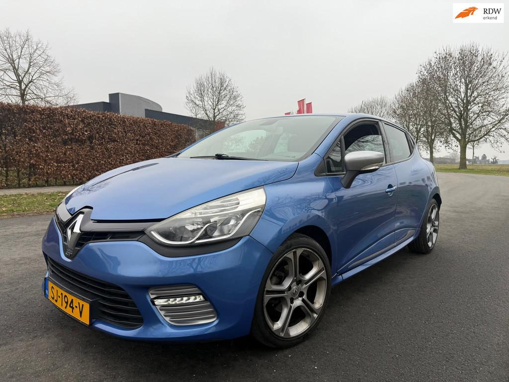 Renault Clio 1.2 GT AUTOMAAT/APK/NAVI/CLIMA/CAMERA, Auto's, Renault, Euro 5, Gebruikt, Blauw, 49 €/maand