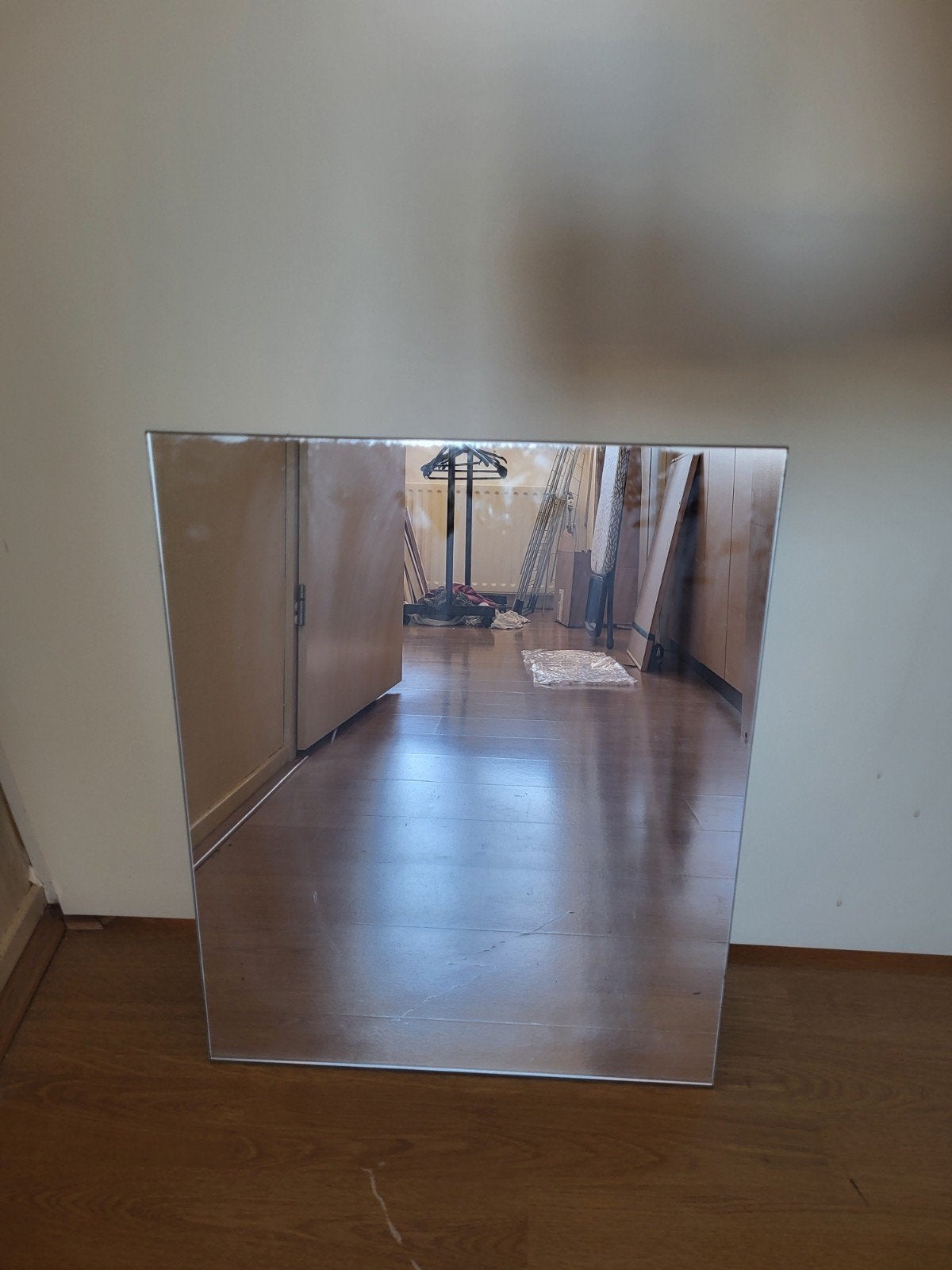 Plakspiegel 50x40 cm - Zonder omlijsting, Ophalen, Minder dan 50 cm, Gebruikt, Minder dan 100 cm