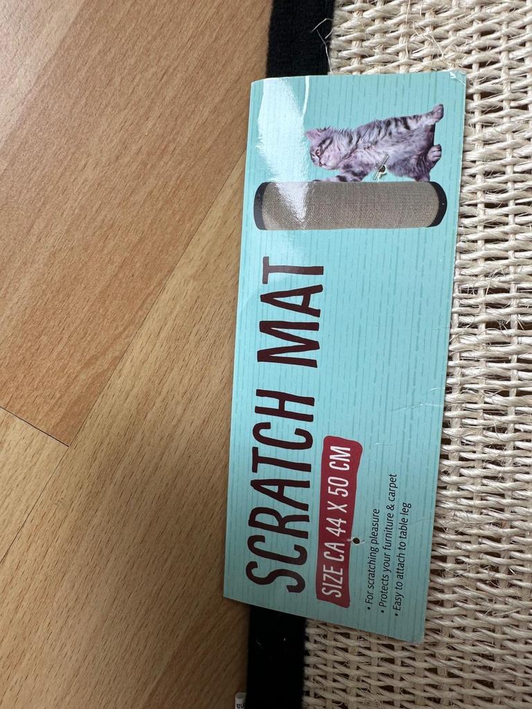 Katten krabmatten van sisal met klittenband 4 stuks, NIEUW, Dieren en Toebehoren, Katten-accessoires, Ophalen of Verzenden, Nieuw