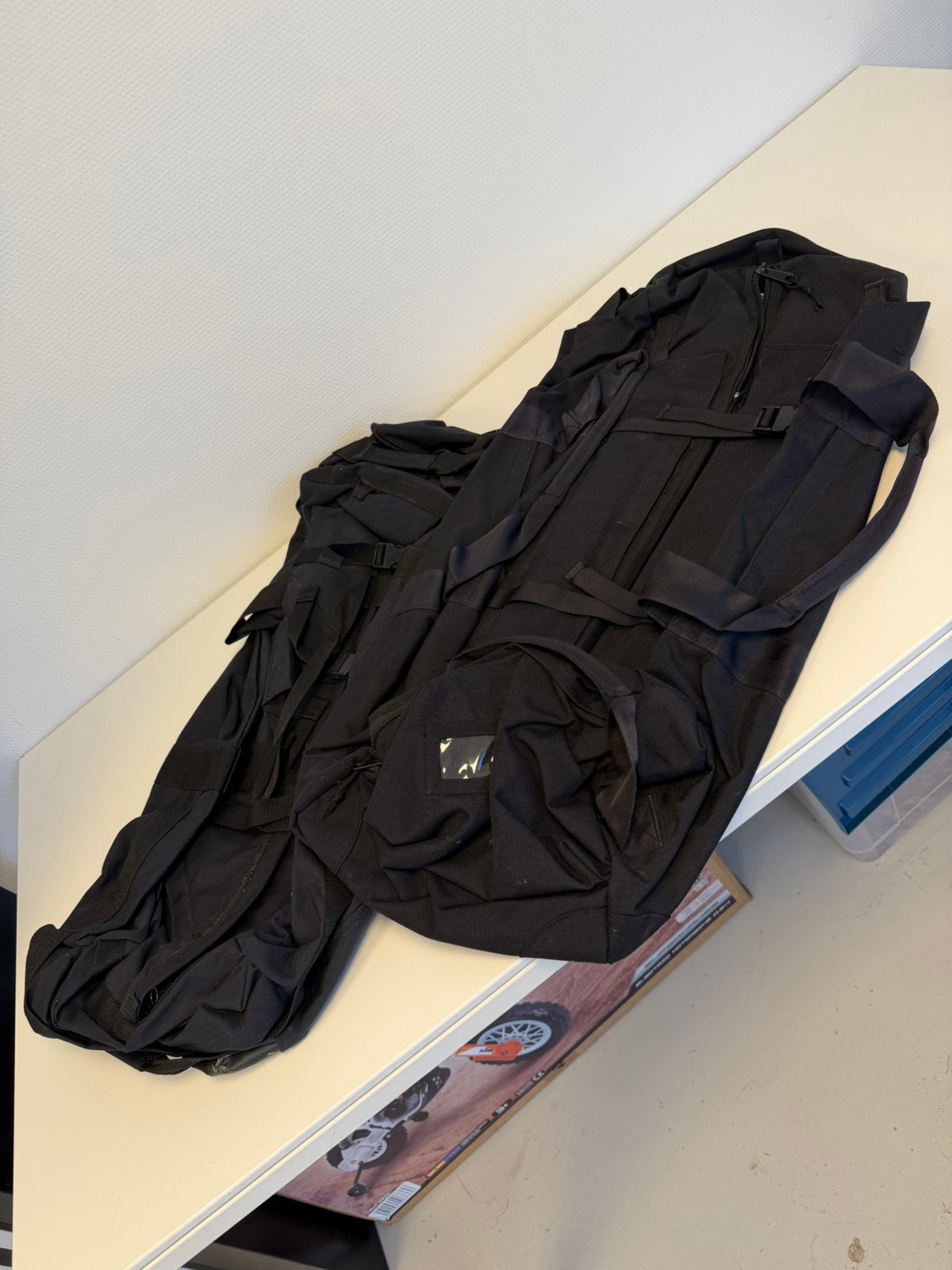 Britse Army Leger 100 LITER Deployment Bag Reistas Zwart XL, 30 cm of meer, Zwart, Zo goed als nieuw, H