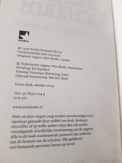 -	Boek emilie richards, Boeken, Ophalen of Verzenden
