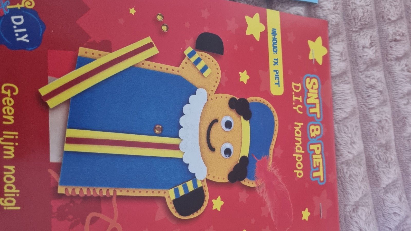 Sinterklaas Knutselsets en Boek - DIY Plezier!, Overige thema's, Textiel, Nieuw, Meerkleurig