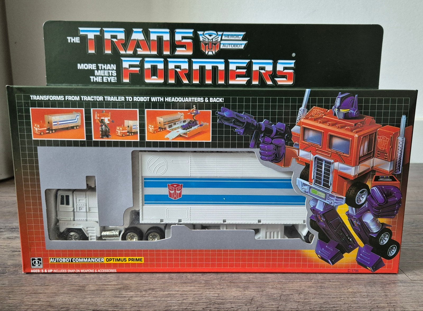 Transformers G1 K.O. Optimus Prime White Version, G1, Verzenden, Nieuw, Autobots