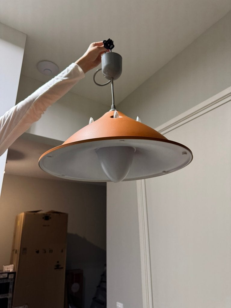 FLOS Light Lite S – Philippe Starck – vintage designlamp, Kunststof, Gebruikt, Jaren '90, E27 (groot)