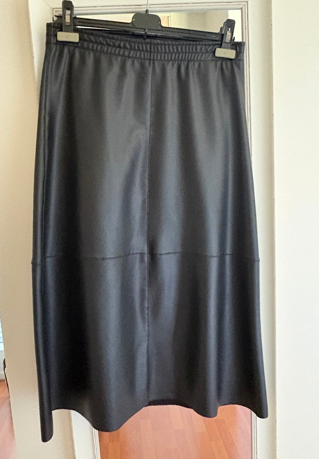 Penn&ink zwarte leatherlook rok maat M zgan, Kleding | Dames, Maat 38/40 (M), Zwart, Ophalen of Verzenden, Zo goed als nieuw