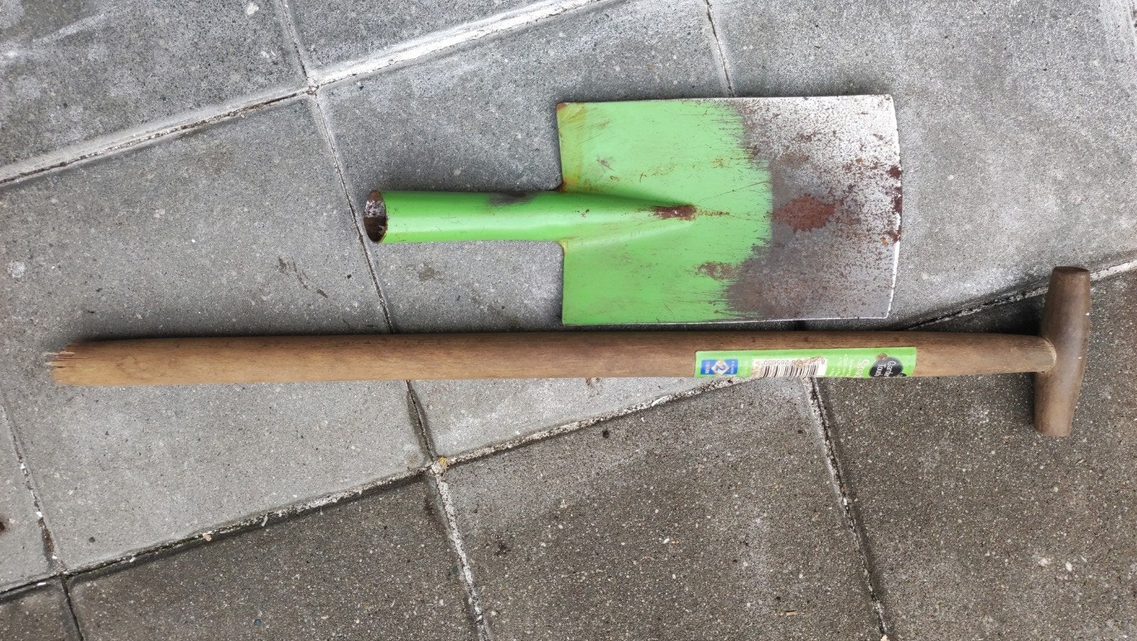 Gebroken schop, Doe-het-zelf en Verbouw, Ophalen, Gebruikt, Overige typen