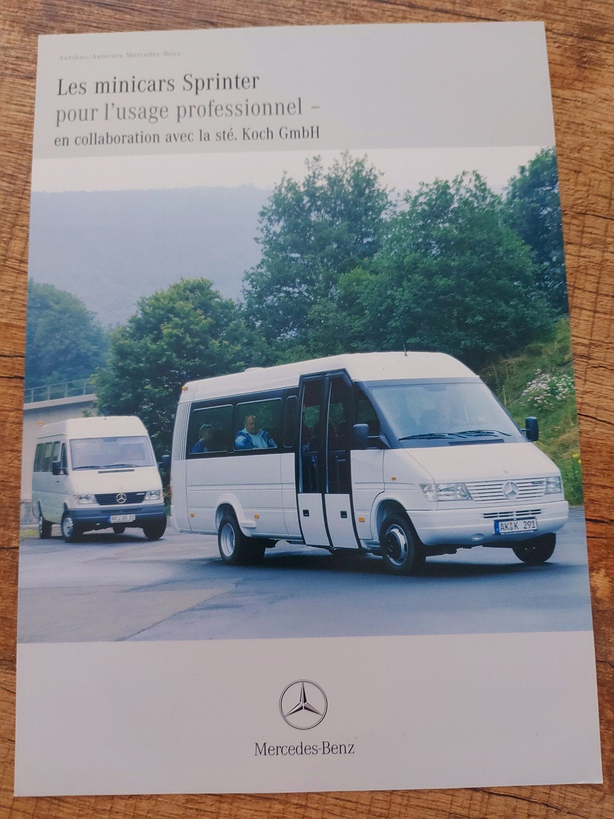 Mercedes Sprinter mini bus Franstalige folder, Ophalen of Verzenden, Zo goed als nieuw, Mercedes