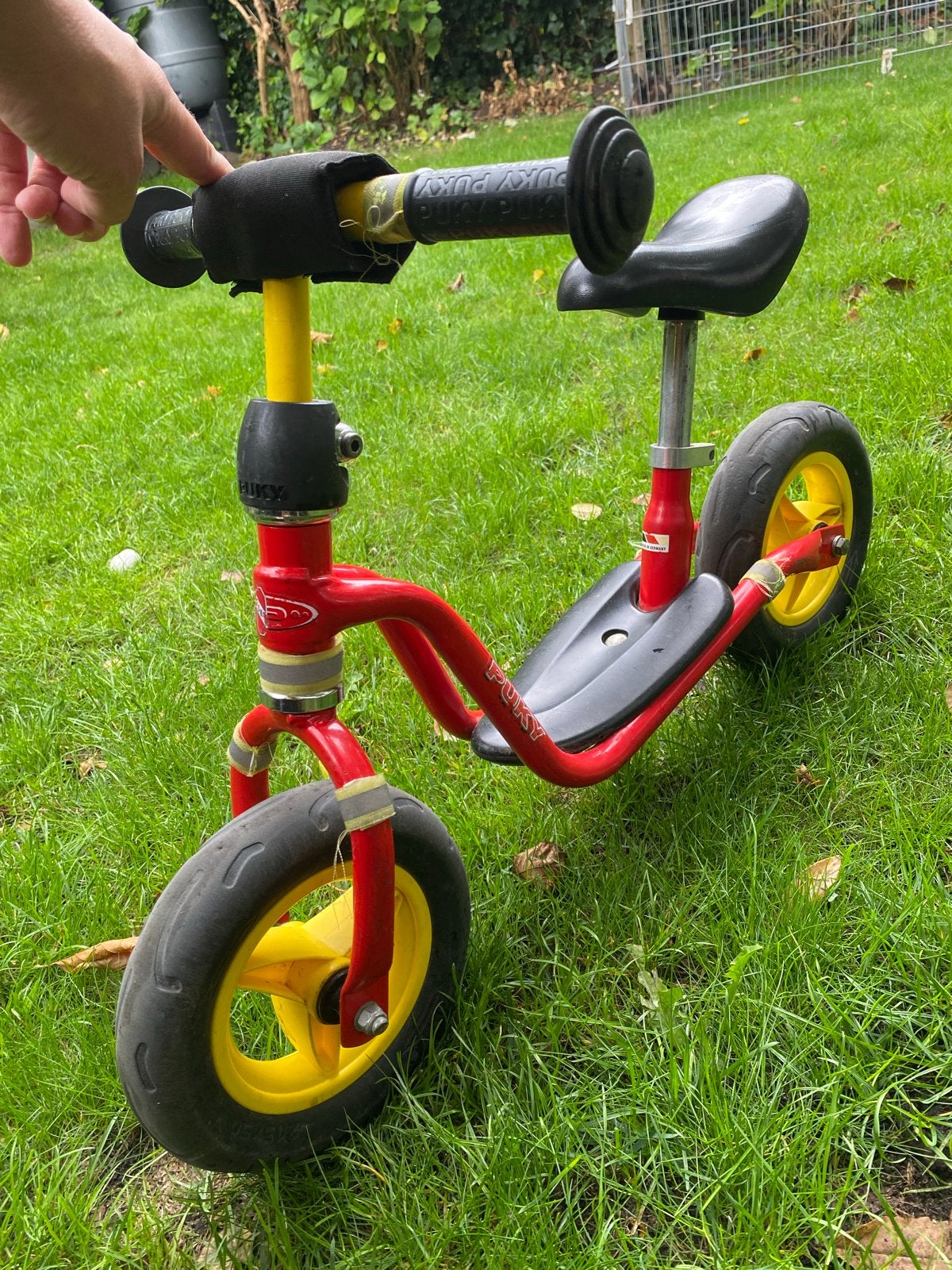 Puky loopfiets rood in goede staat met reflectoren, Ophalen of Verzenden, Gebruikt