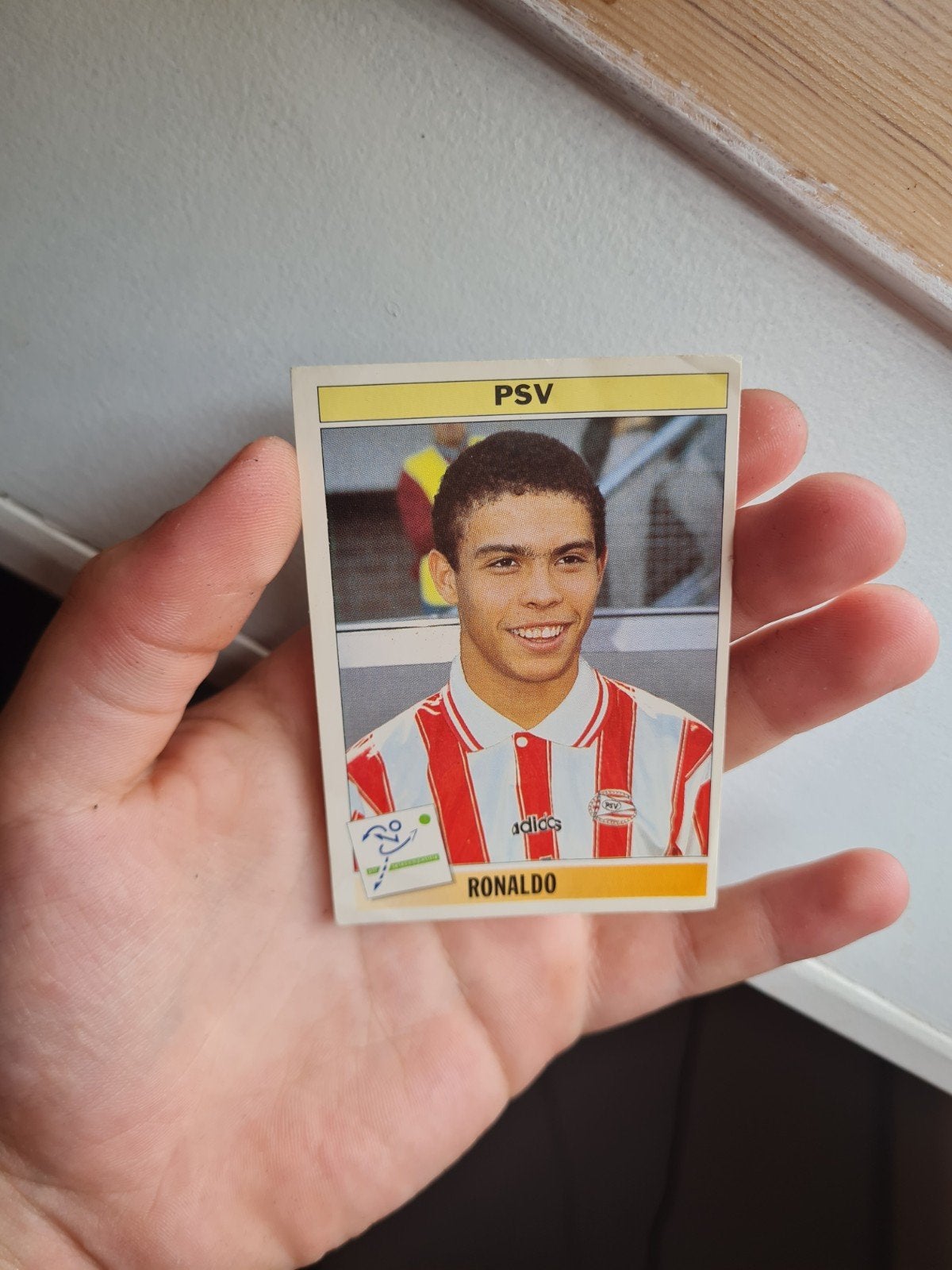Panini voetbal 95 Ronaldo, Ophalen of Verzenden, Zo goed als nieuw, Plaatje