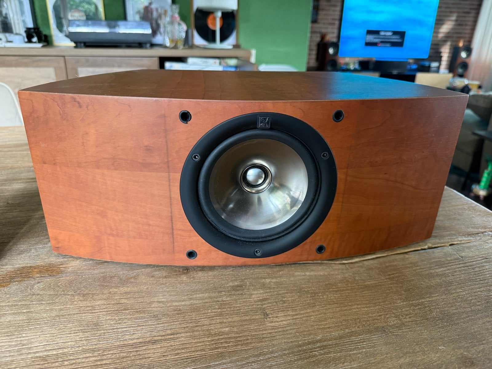 KEF iQ2c Center Speaker, Gebruikt, Ophalen of Verzenden, 60 tot 120 watt, Basreflex