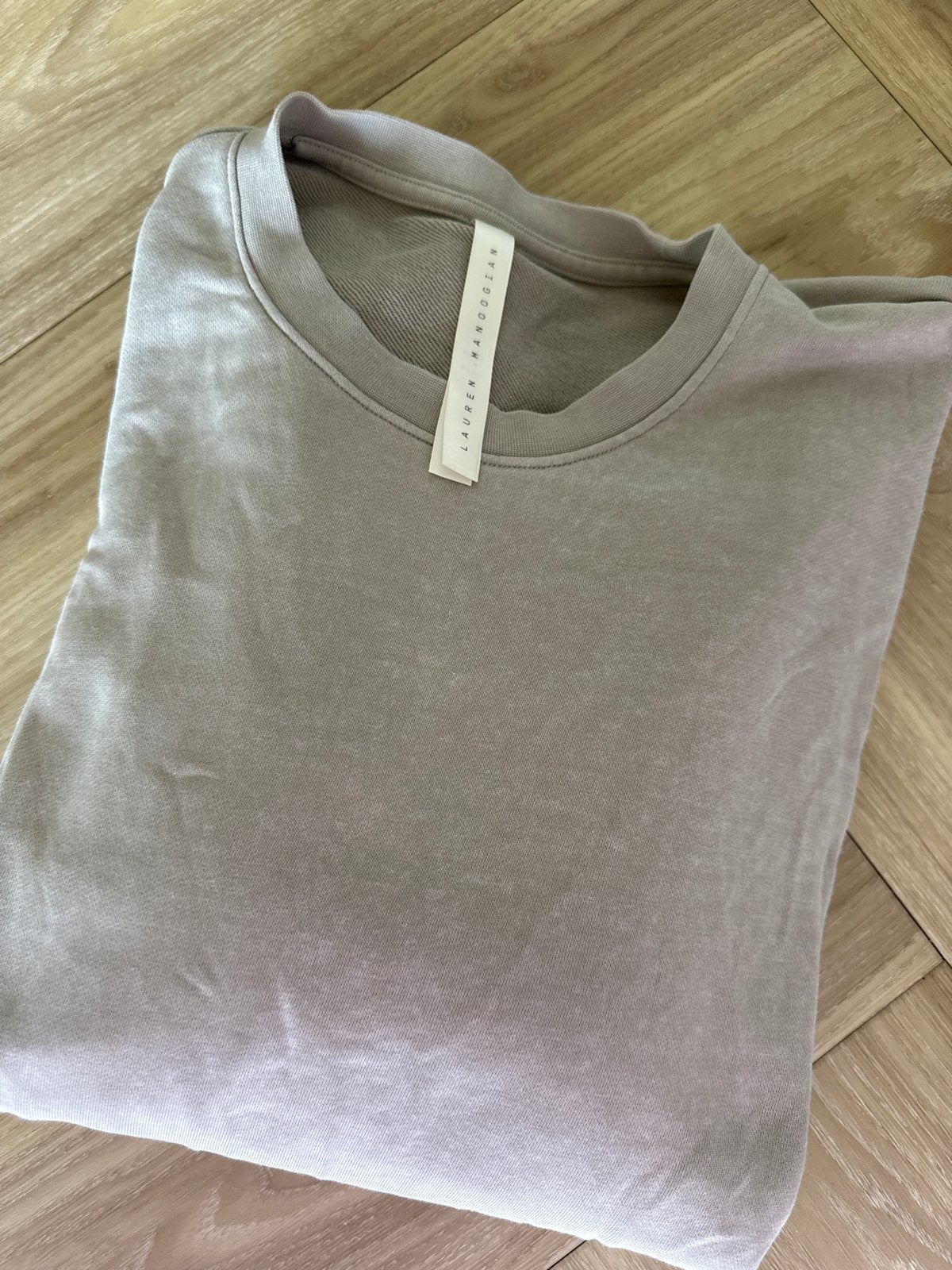 Lauren Manoogian Sweatshirt - Zo goed als nieuw maat L, Ophalen of Verzenden, Zo goed als nieuw, Maat 42/44 (L), Grijs