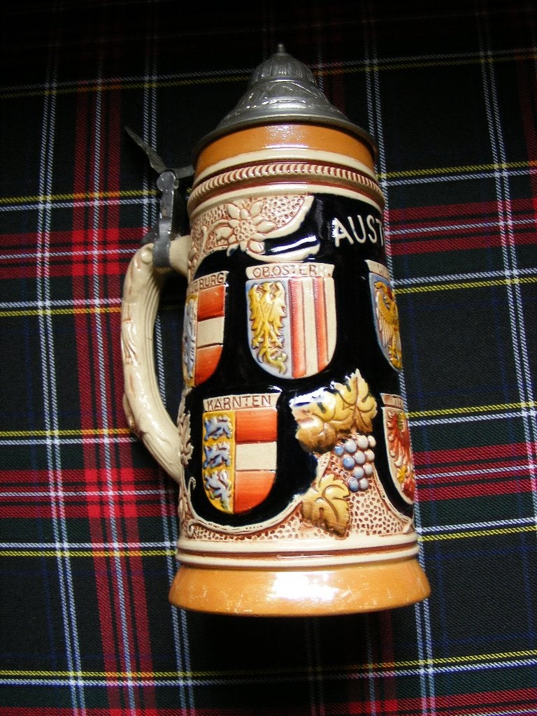 Oostenrijkse bierpul (stein)., Antiek en Kunst, Ophalen of Verzenden