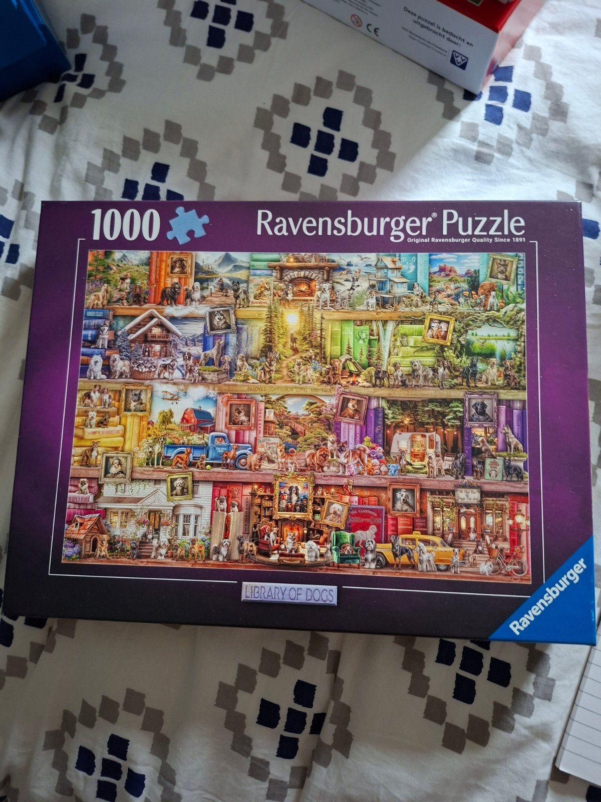 Ravensburger Legpuzzels 3x à1000 stukjes - Diverse thema's, Ophalen of Verzenden, Zo goed als nieuw, Legpuzzel